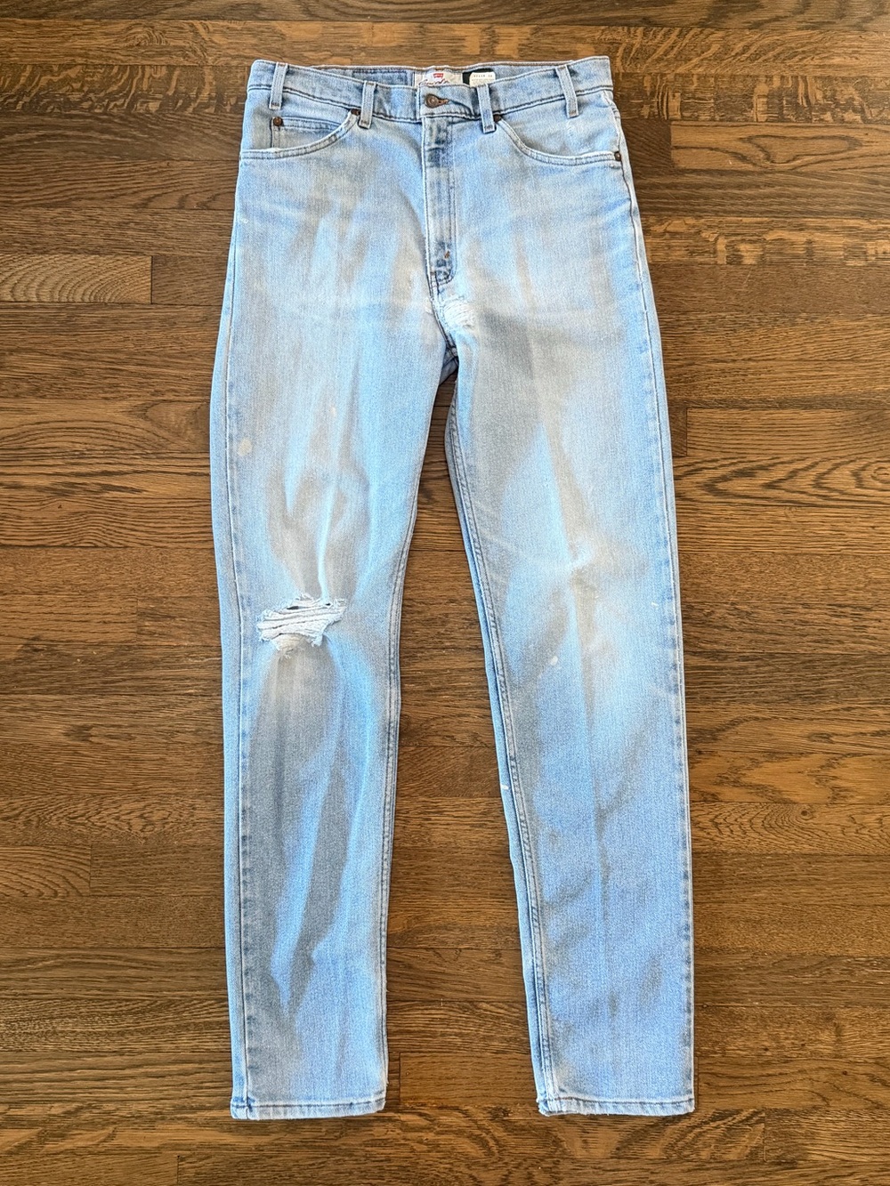 levi’s ‘95 distressed flex denim 540s 34x36